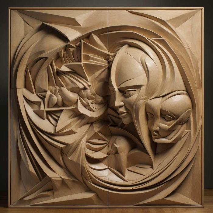 نموذج ثلاثي الأبعاد لآلة CNC 3D Art 